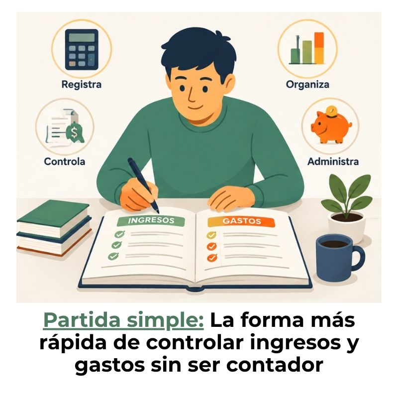 partida simple en contabilidad