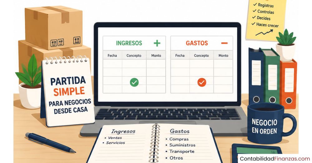 partida simple para negocios desde casa