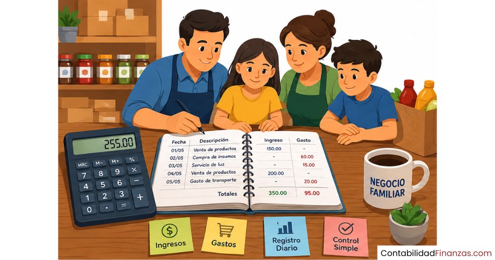 partida simple para negocios familiares pequeños