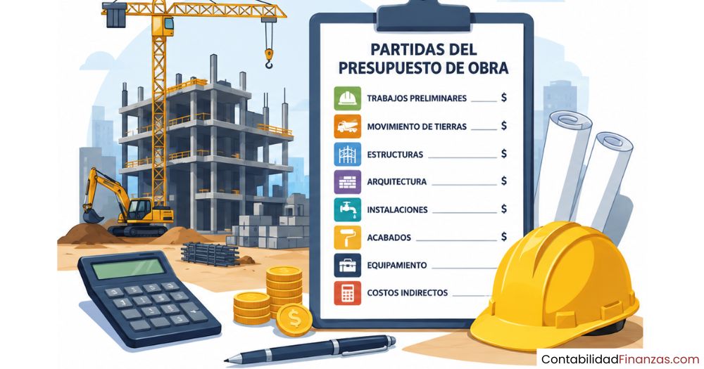 partidas del presupuesto de obra