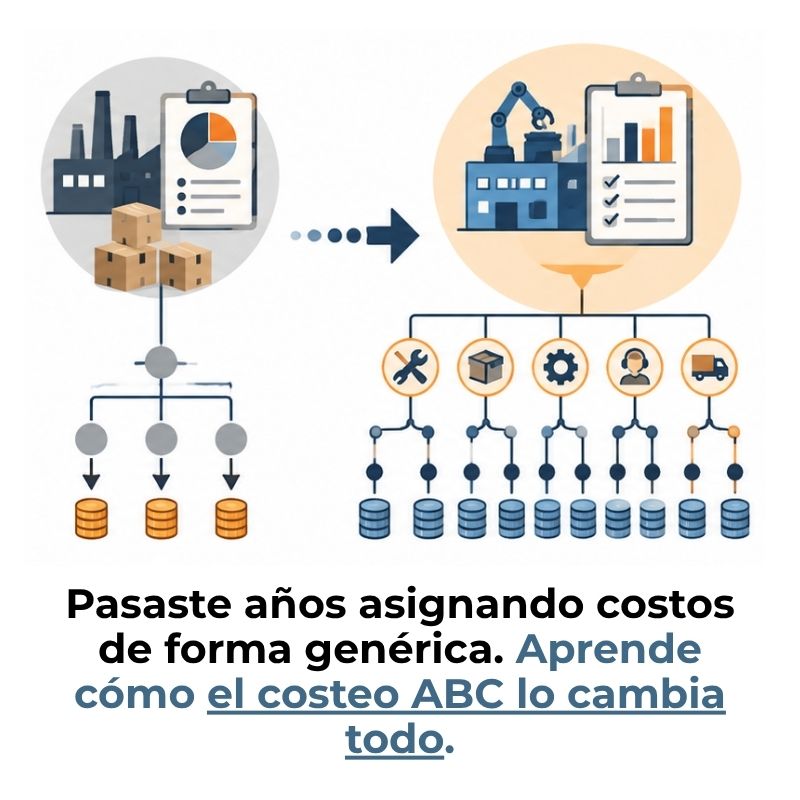 cómo pasar de un sistema de costeo tradicional a uno abc
