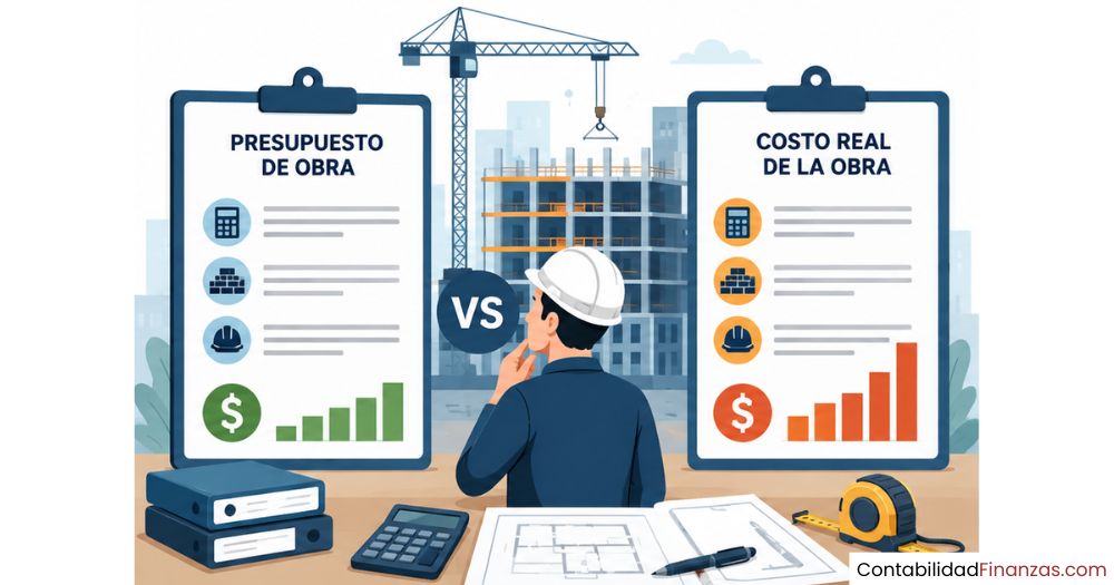 presupuesto de obra vs. costo real