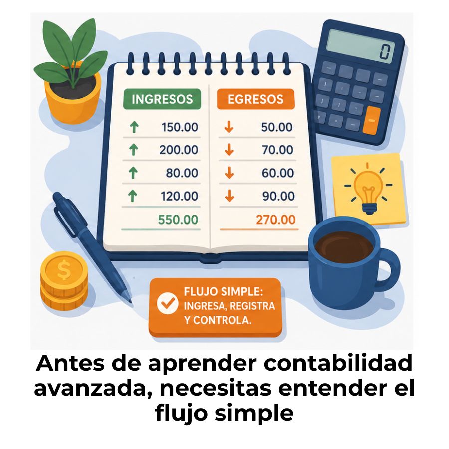 qué es el flujo simple en contabilidad