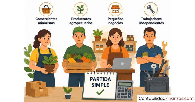 quiénes usan partida simple