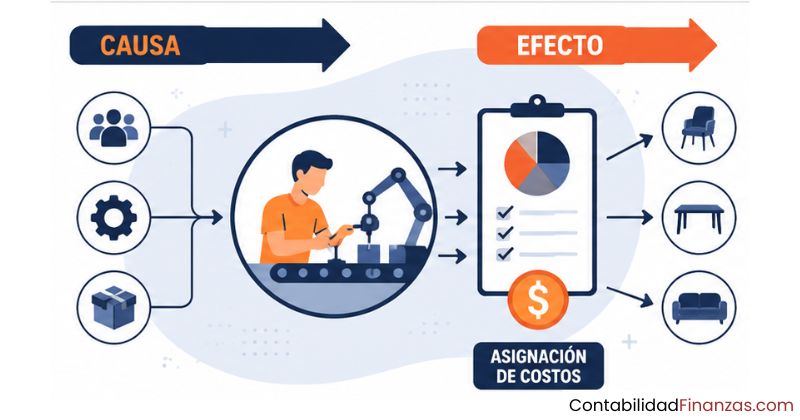 relación causa-efecto en la asignación de costos