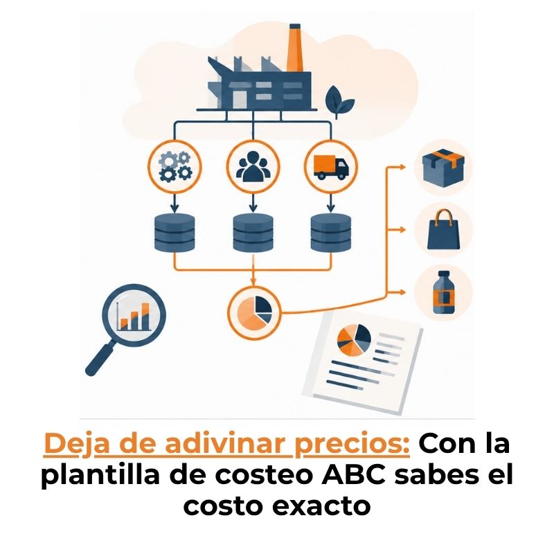 plantilla de costeo abc