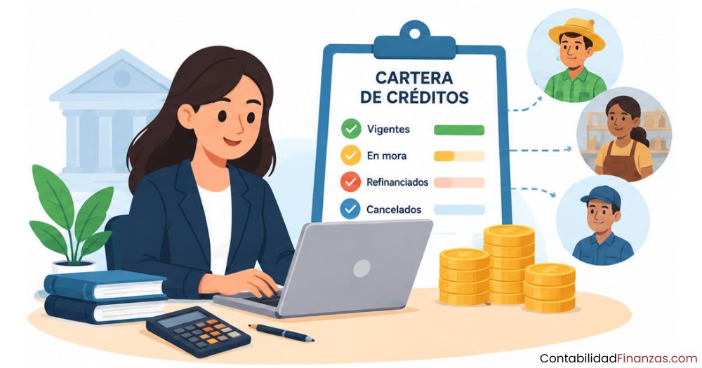 cartera de créditos de una microfinanciera