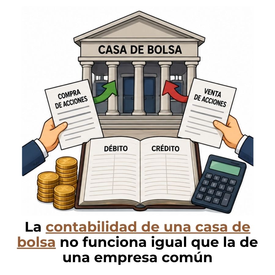 cómo lleva la contabilidad una casa de bolsa