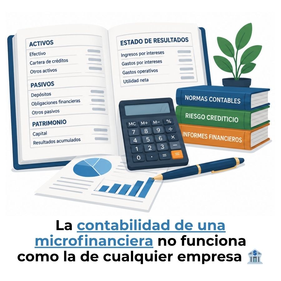 cómo se contabiliza una microfinanciera en la práctica