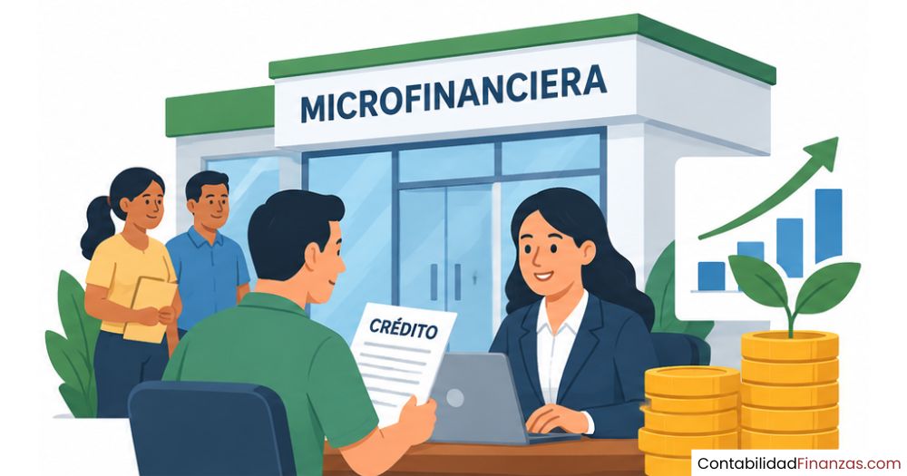 cómo se contabiliza una microfinanciera