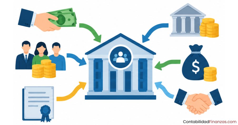 cómo se financian las instituciones financieras no bancarias