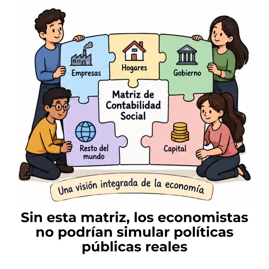 cómo se forma una matriz de contabilidad social