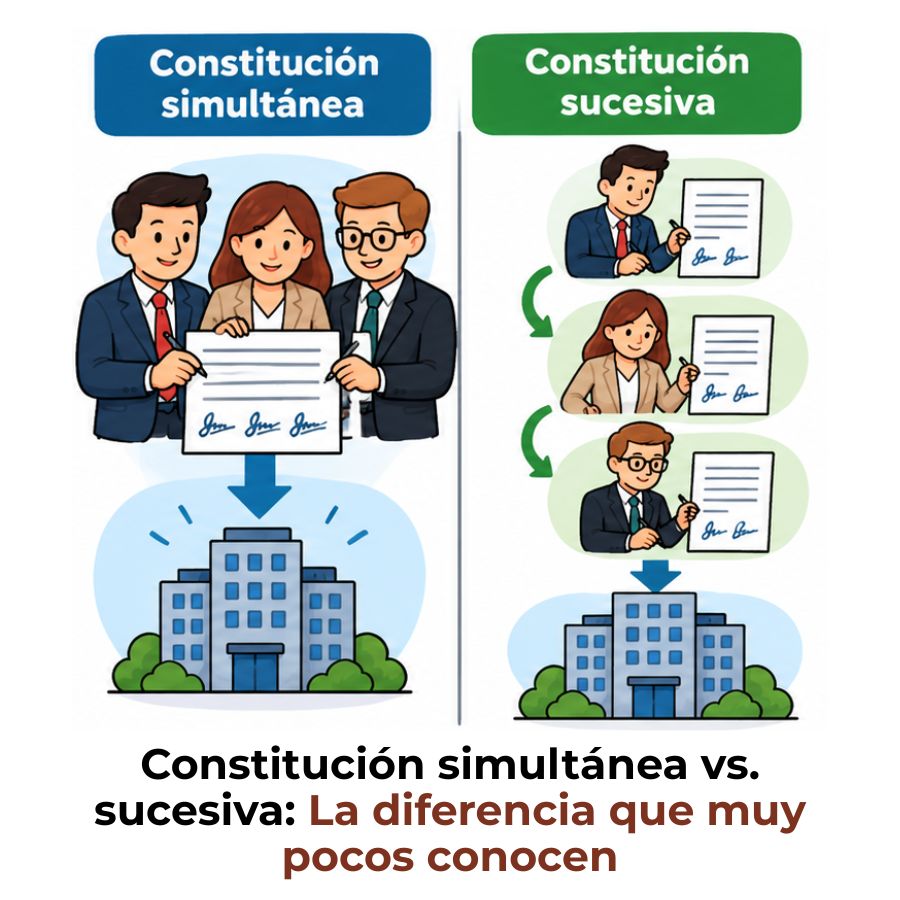 constitución simultanea y sucesiva