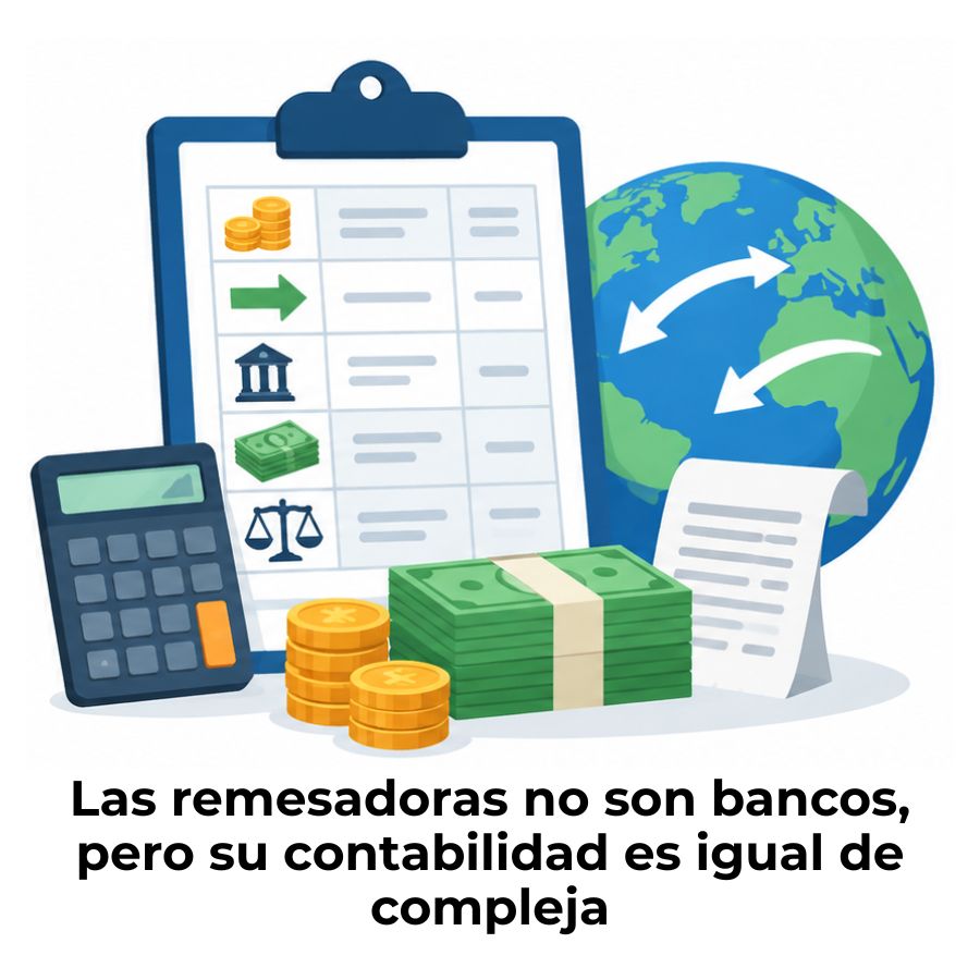 contabilidad de una empresa de remesas