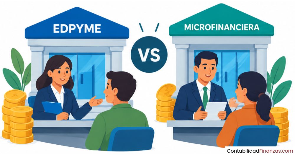 diferencia entre EDPYME y microfinanciera