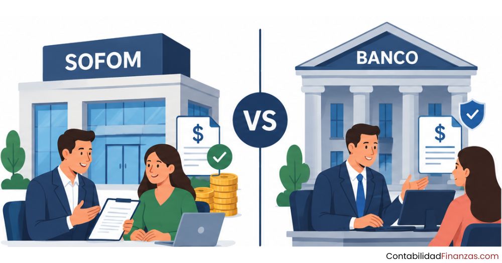 diferencia entre SOFOM y Banco