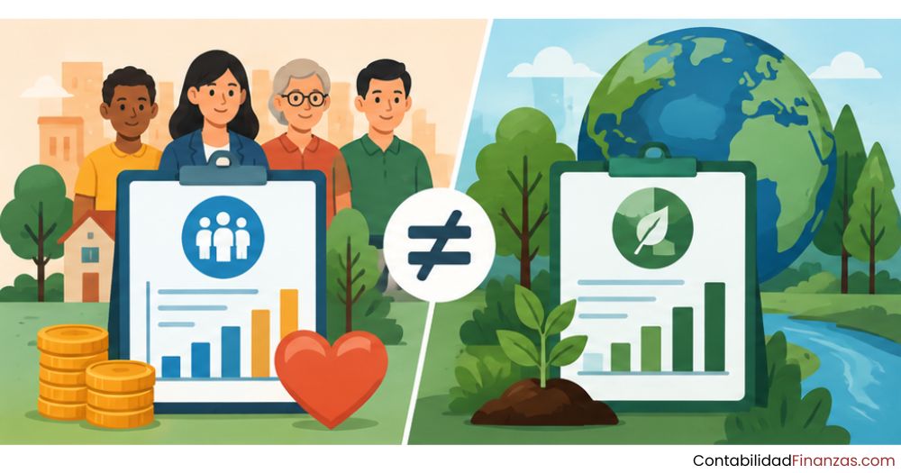 diferencia entre contabilidad social y ambiental