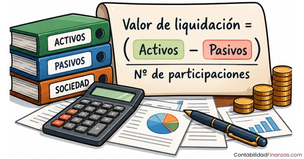 fórmula para calcular el valor de liquidación