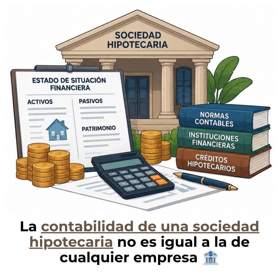 la contabilidad de una sociedad hipotecaria