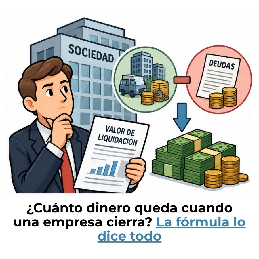 fórmula para calcular el valor de liquidación