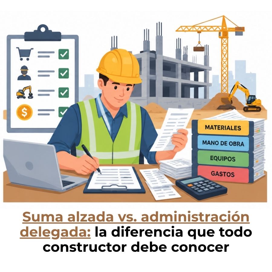 suma alzada vs administración delegada en construcción