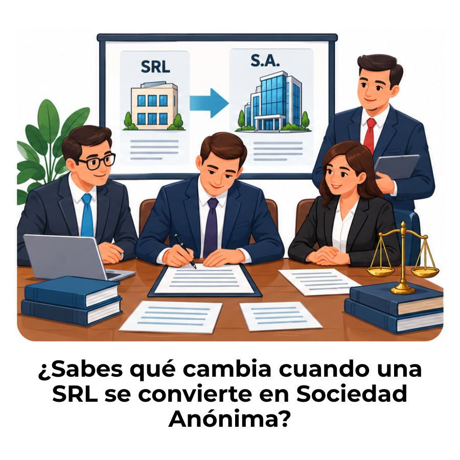 transformación de una SRL en Sociedad Anónima