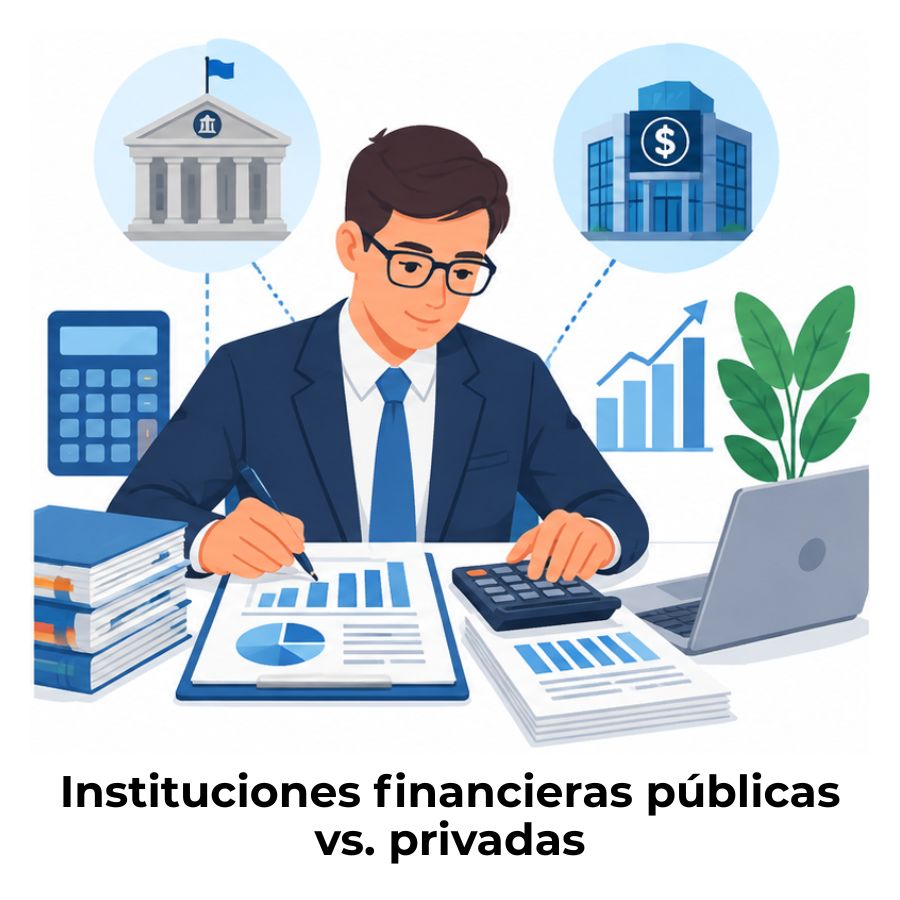 las instituciones financieras públicas y privadas