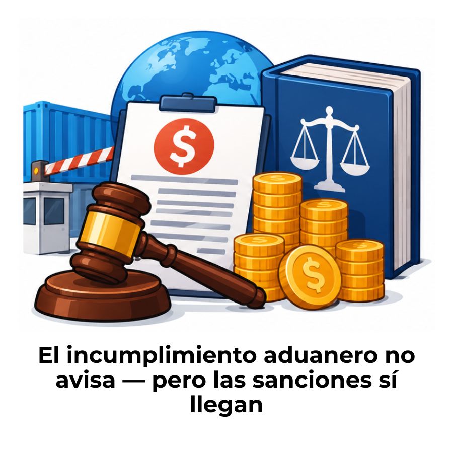 sanciones por incumplimiento en regímenes aduaneros