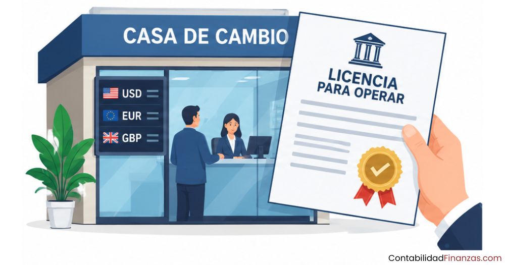 licencia para operar una casa de cambio
