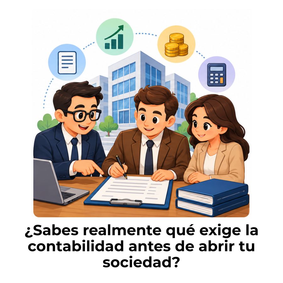 requisitos contables para constituir una sociedad