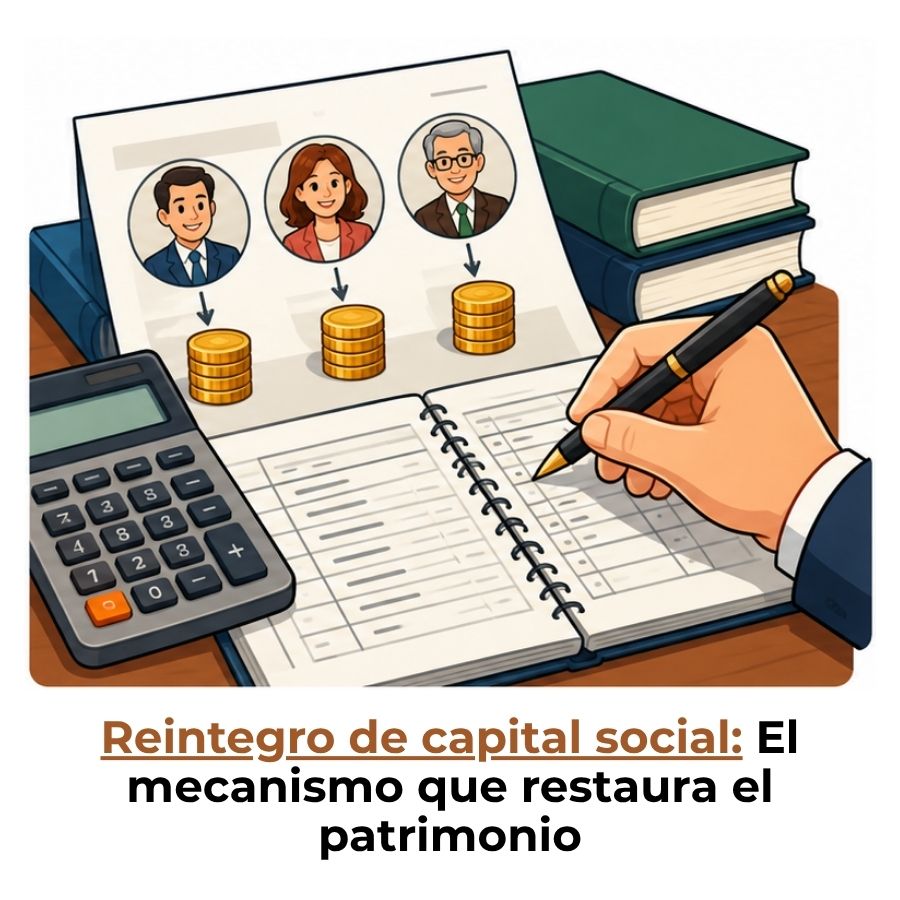 qué es el reintegro de capital social