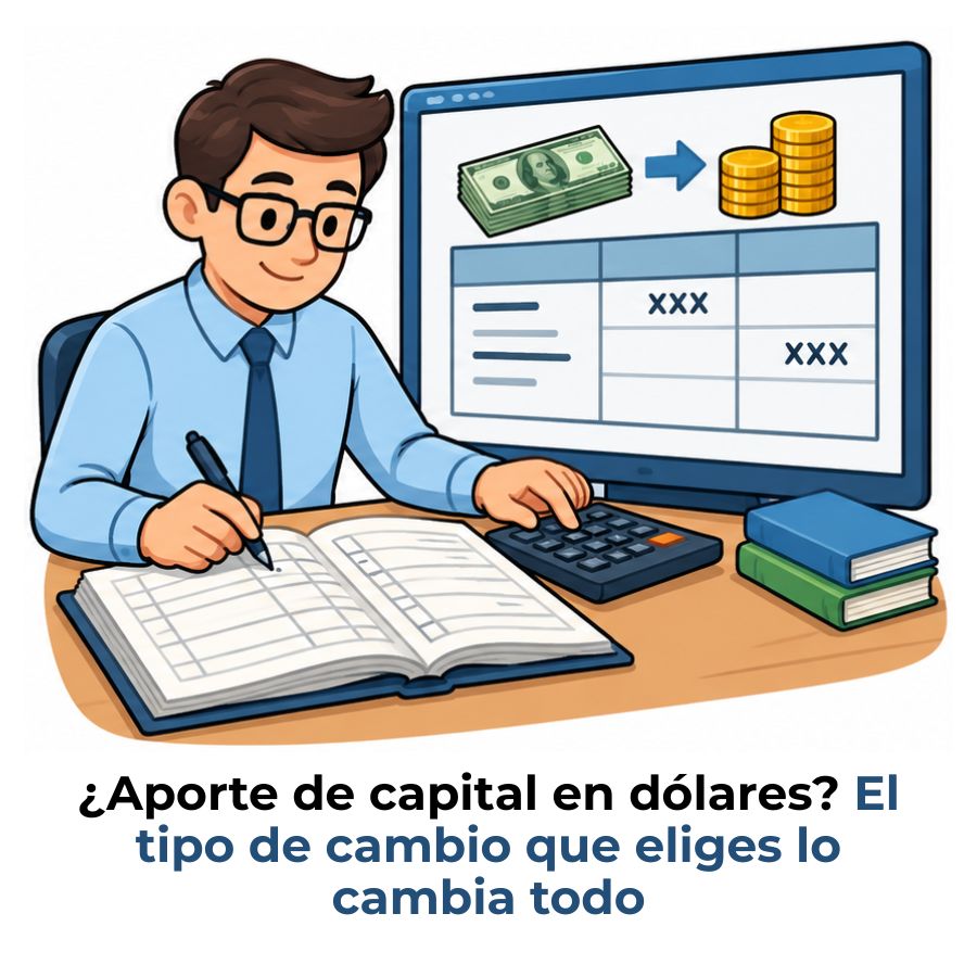 como contabilizar un aporte de capital en moneda extranjera