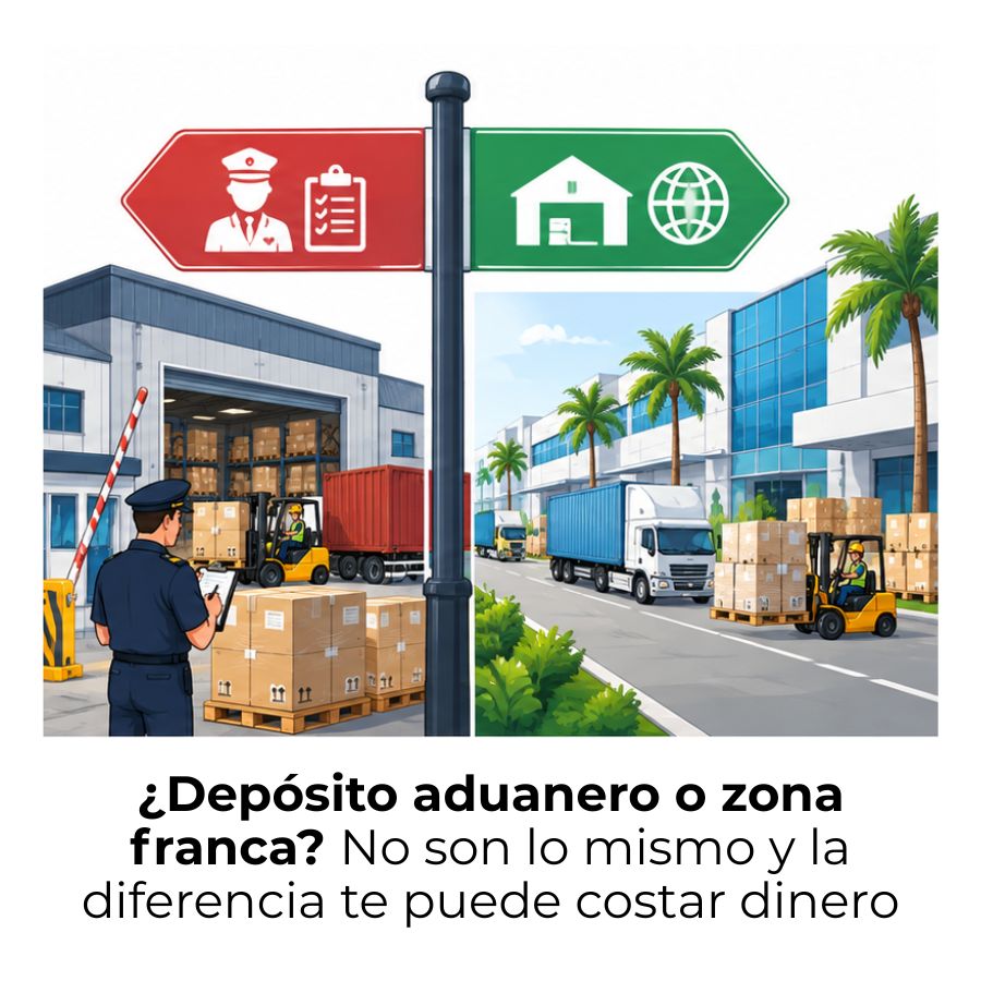 qué son el depósito aduanero y la zona franca