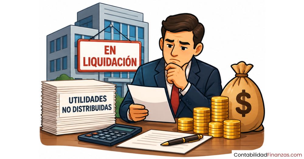 que sucede con las utilidades no distribuidas al liquidar