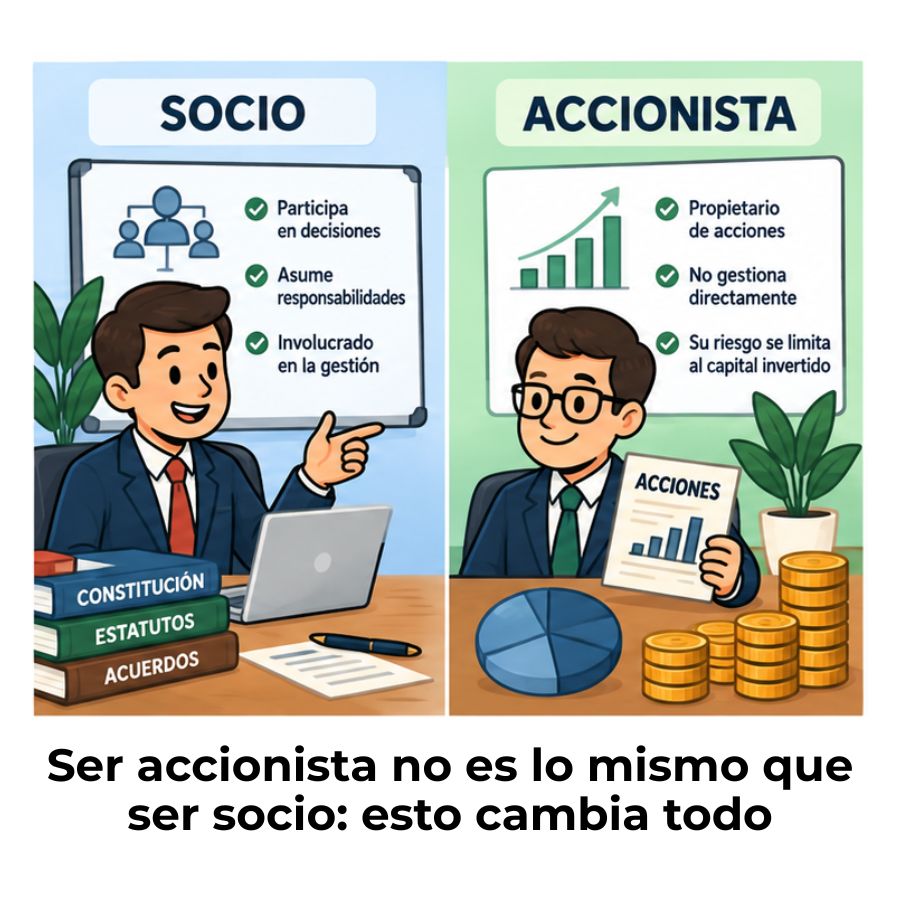 socio y accionista