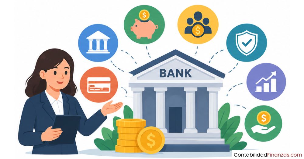tipos de instituciones financieras