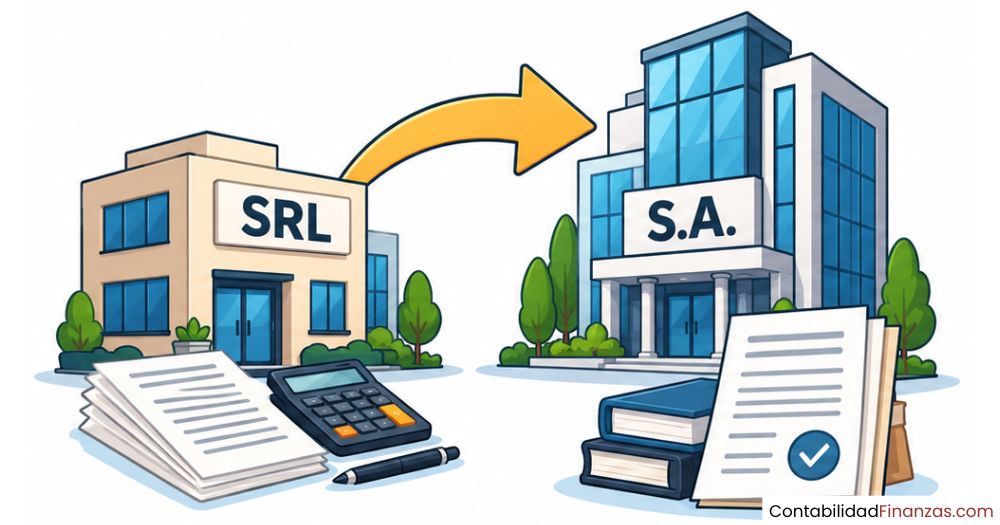 transformación de una SRL en Sociedad Anónima