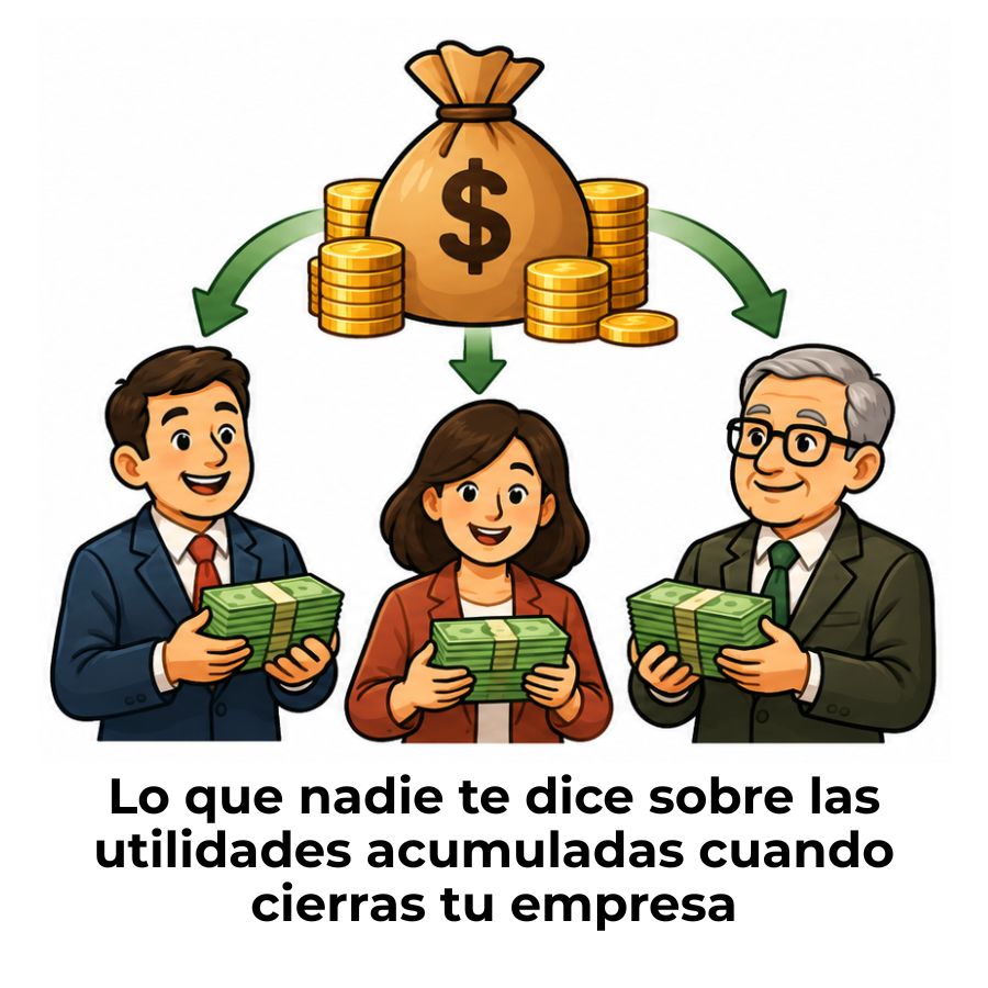 tratamiento de las utilidades no distribuidas al liquidar una empresa