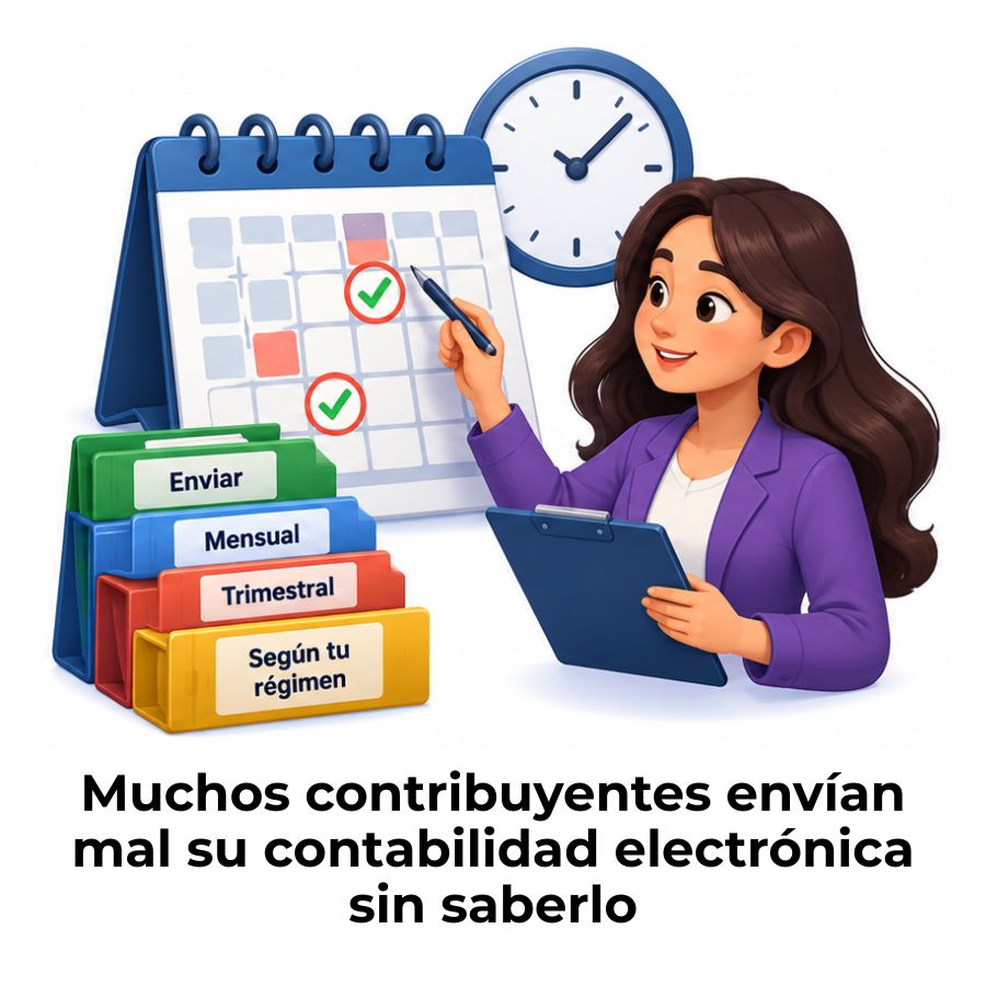 Cuándo y cómo se envía la contabilidad electrónica al SAT
