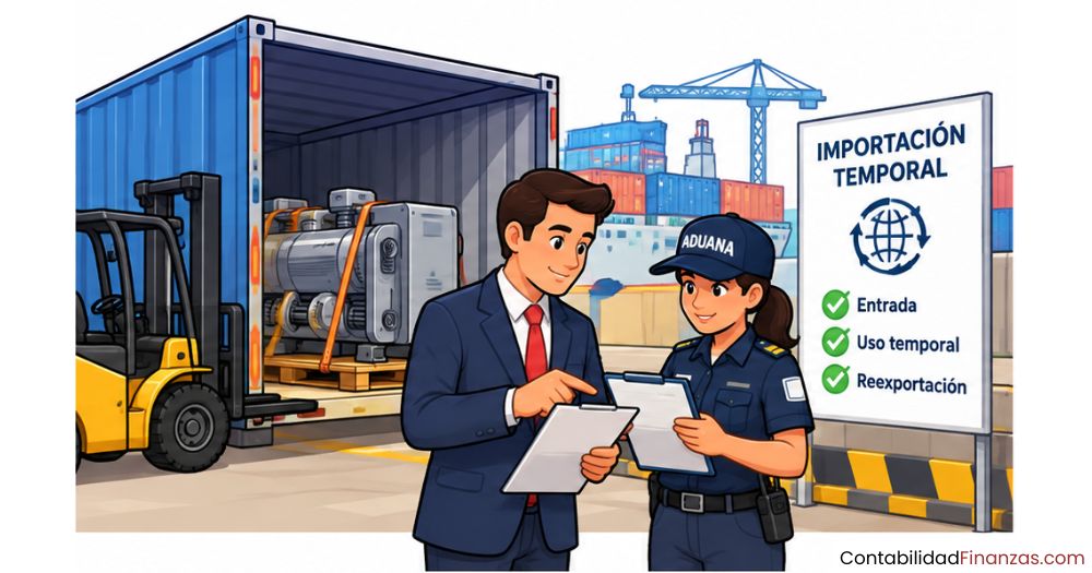 cómo se paga el arancel en una importación temporal