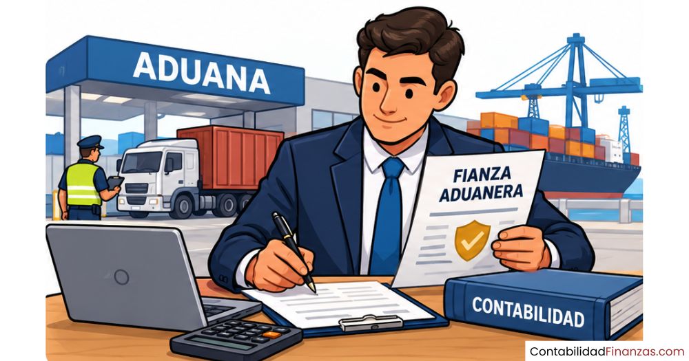 registro contable de una fianza aduanera