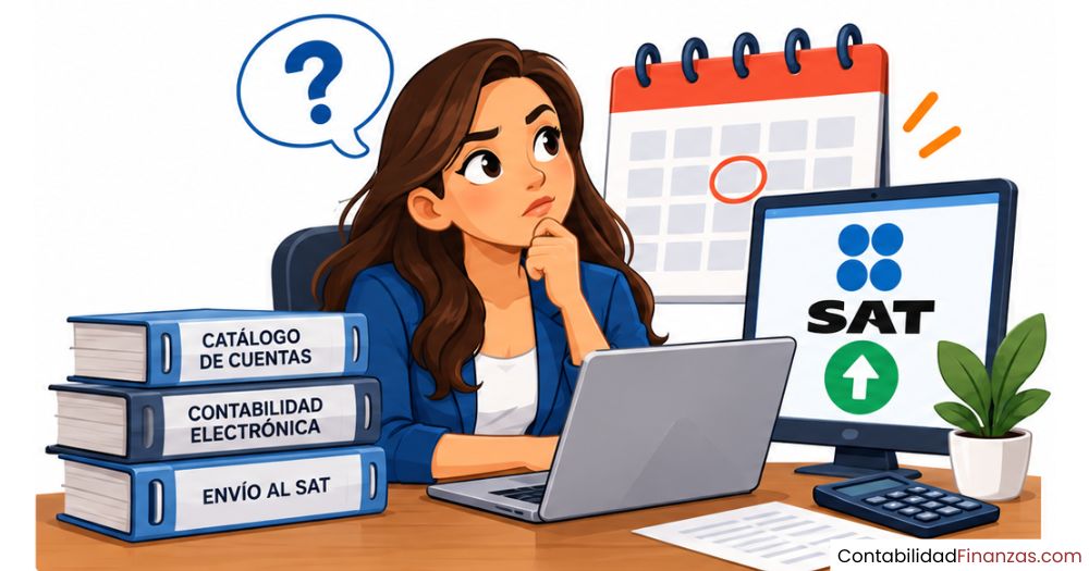 cuándo volver a enviar el catálogo de cuentas al SAT