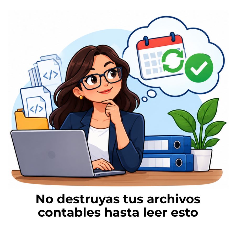 cuántos años debes guardar tu contabilidad electrónica