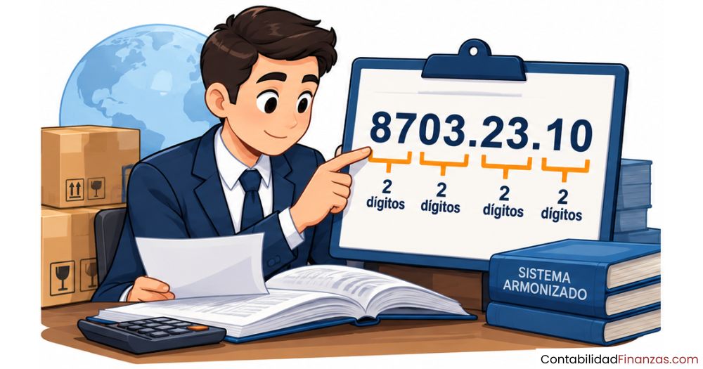 número de dígitos que debe tener una fracción arancelaria