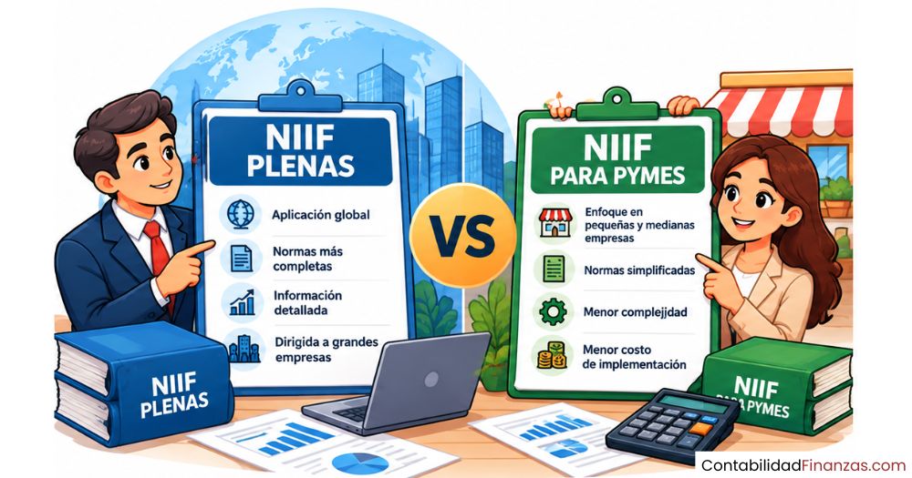 diferencia entre NIIF plenas y NIIF para pymes