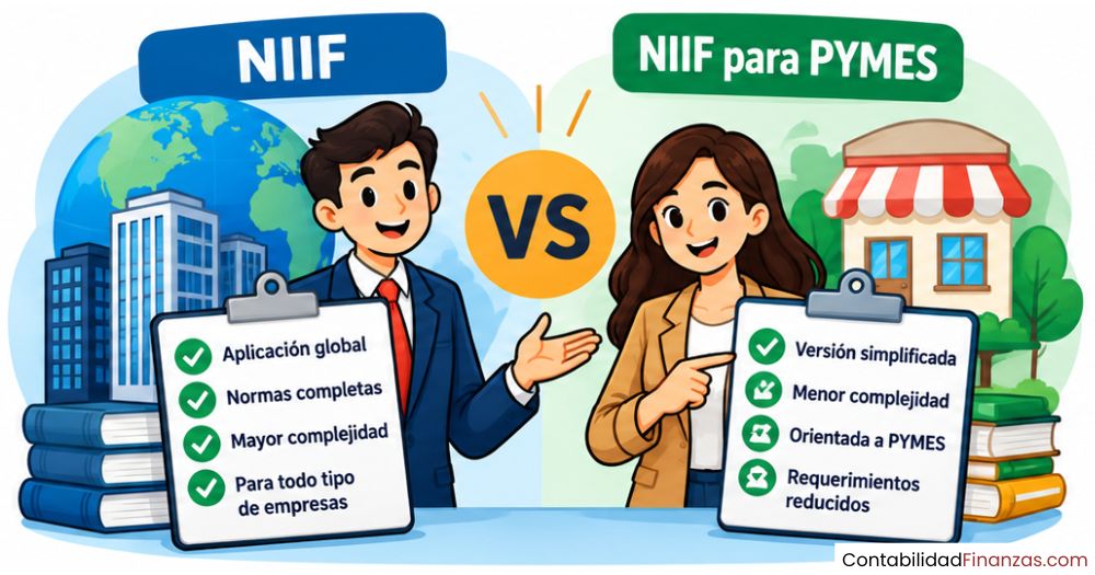 diferencia entre NIIF y NIIF para PYMES
