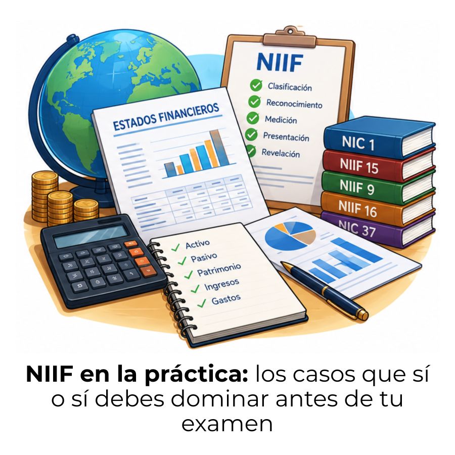 ejercicios resueltos de NIIF con casos prácticos