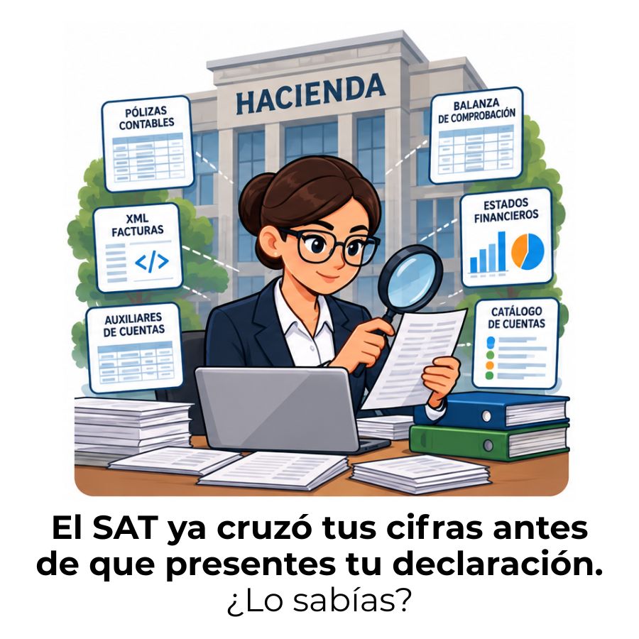 información que ve Hacienda en la contabilidad electrónica