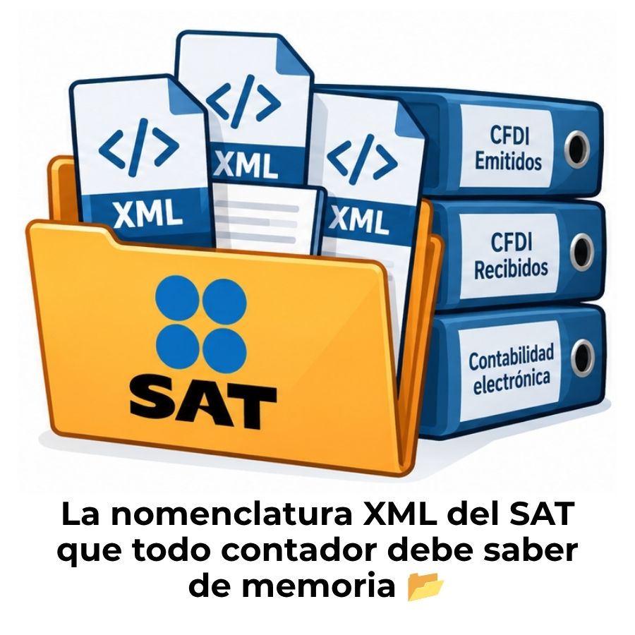 nomenclatura de archivos XML del SAT