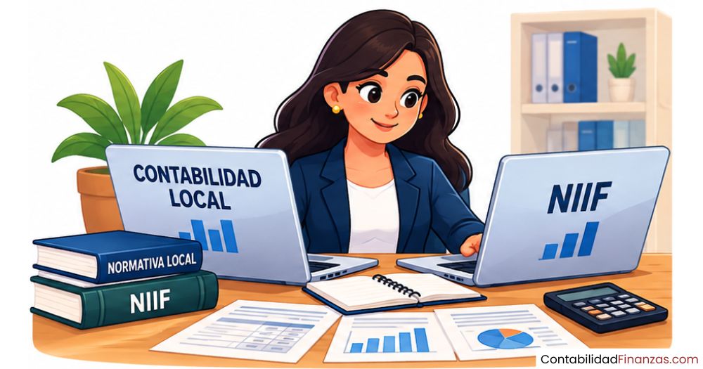 llevar contabilidad local y NIIF en paralelo